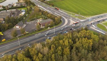 Snelweg kruispunt